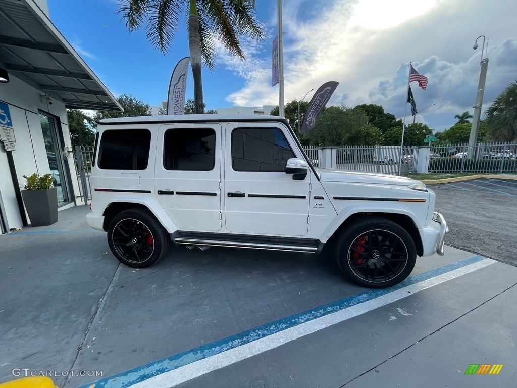 2019 G 63 AMG - Polar White / designo Classic Red photo #8