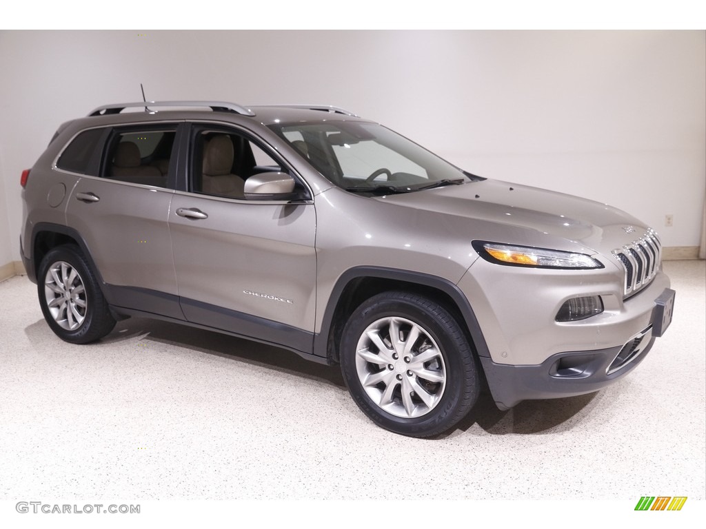 2018 Cherokee Limited 4x4 - Light Brownstone Pearl / Black/Light Frost Beige photo #1