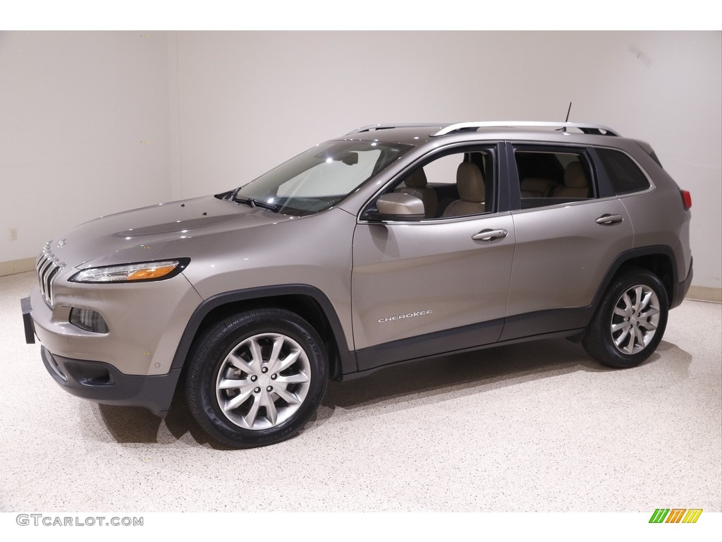 2018 Cherokee Limited 4x4 - Light Brownstone Pearl / Black/Light Frost Beige photo #3