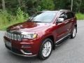 2017 Velvet Red Pearl Jeep Grand Cherokee Summit 4x4  photo #2