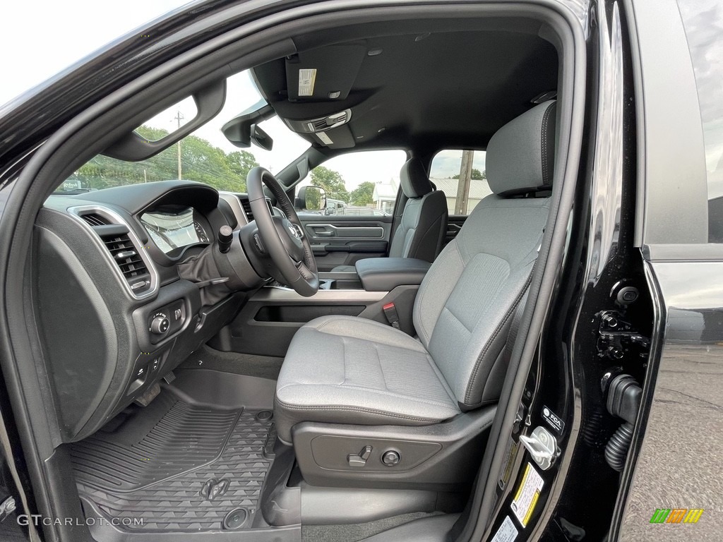 Diesel Gray/Black Interior 2021 Ram 1500 Big Horn Quad Cab 4x4 Photo #142908591
