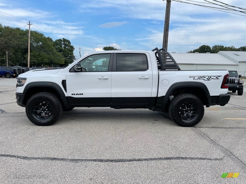 Bright White 2021 Ram 1500 TRX Crew Cab 4x4 Exterior Photo #142909053