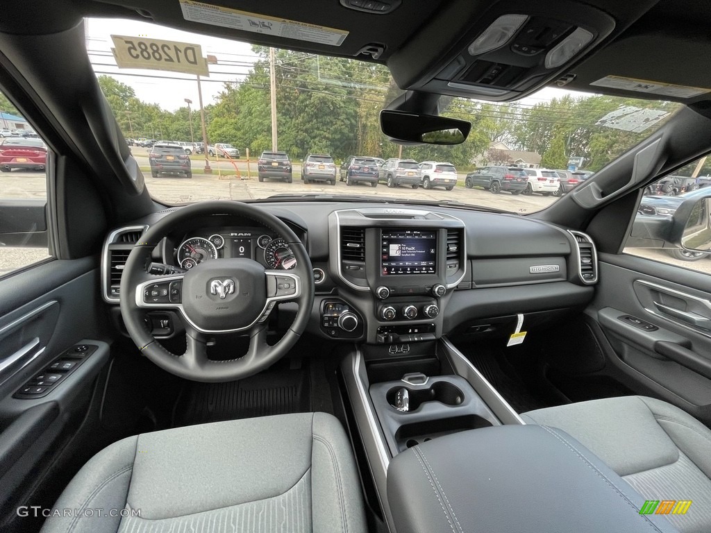 Diesel Gray/Black Interior 2021 Ram 1500 Big Horn Crew Cab 4x4 Photo #142909254