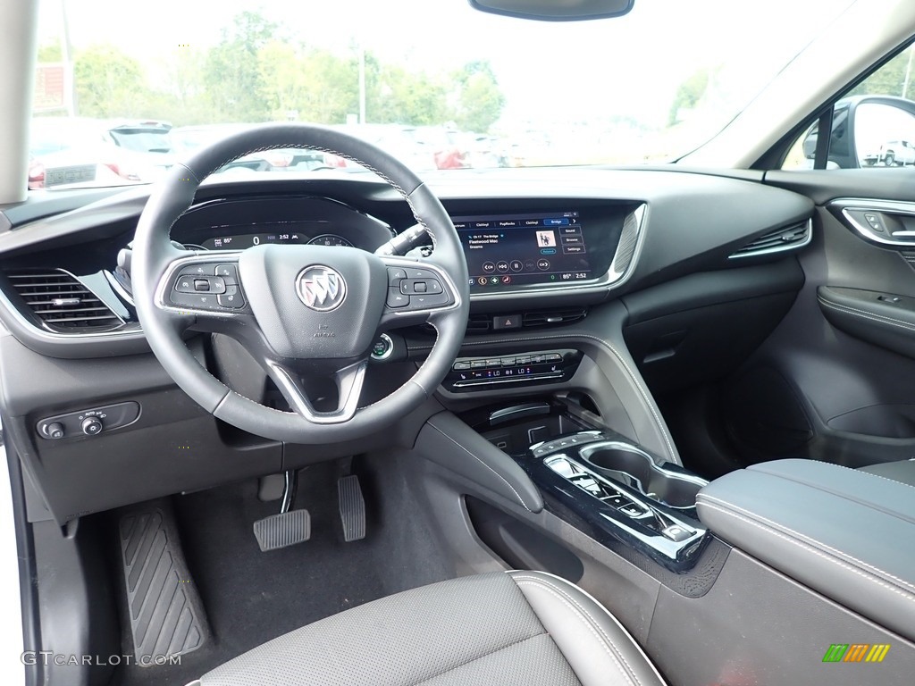 Ebony w/Ebony Accents Interior 2021 Buick Envision Essence AWD Photo #142909284