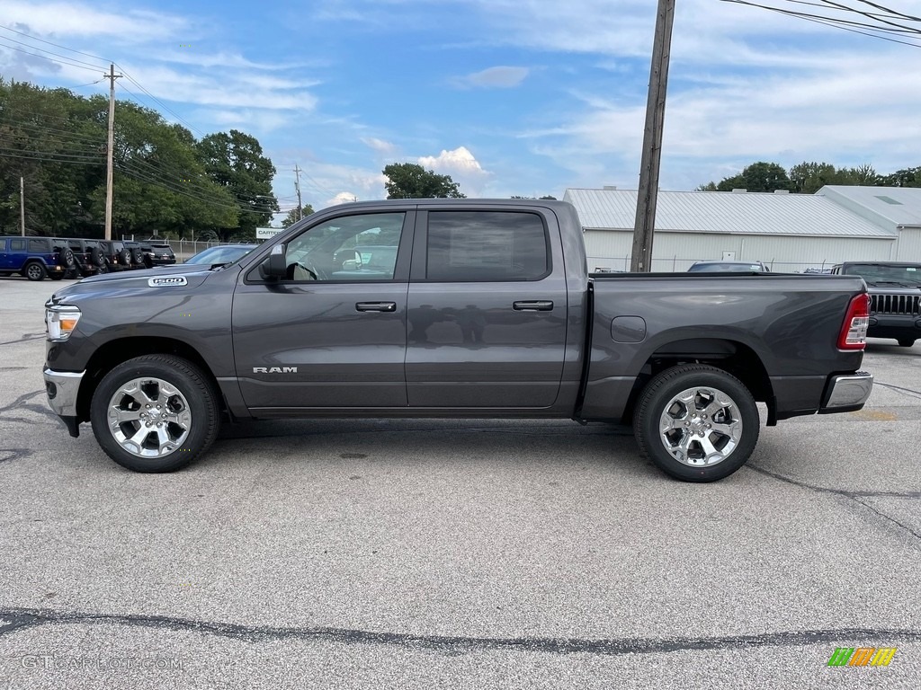 Granite Crystal Metallic 2021 Ram 1500 Big Horn Crew Cab 4x4 Exterior Photo #142909344