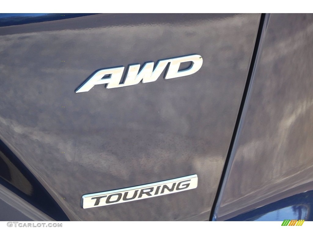2018 CR-V Touring AWD - Obsidian Blue Pearl / Gray photo #6