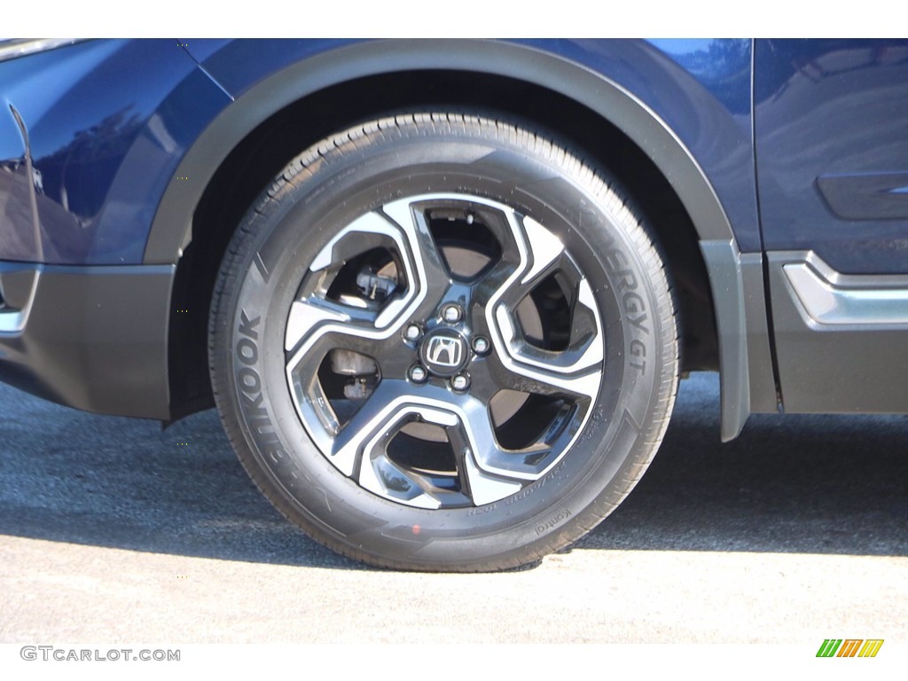 2018 CR-V Touring AWD - Obsidian Blue Pearl / Gray photo #10