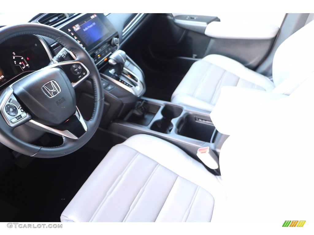 2018 CR-V Touring AWD - Obsidian Blue Pearl / Gray photo #12