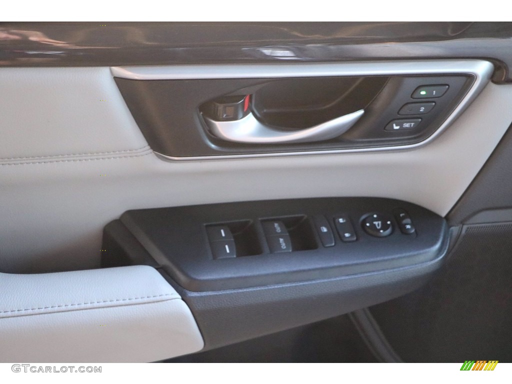 2018 CR-V Touring AWD - Obsidian Blue Pearl / Gray photo #13