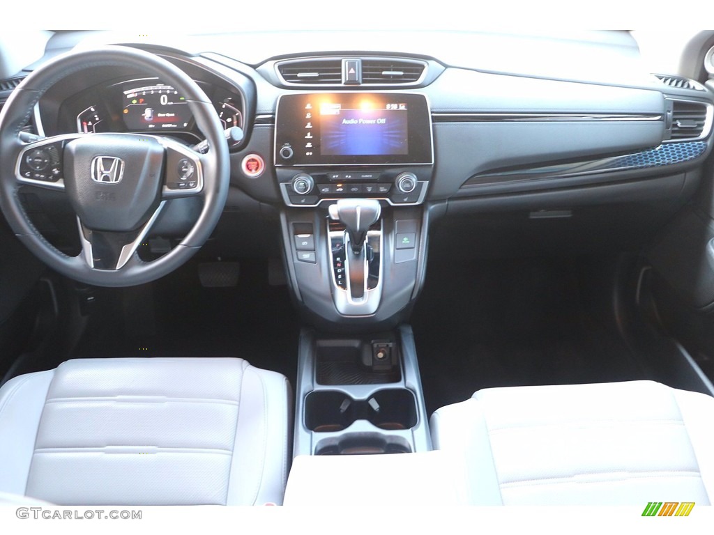 2018 CR-V Touring AWD - Obsidian Blue Pearl / Gray photo #16