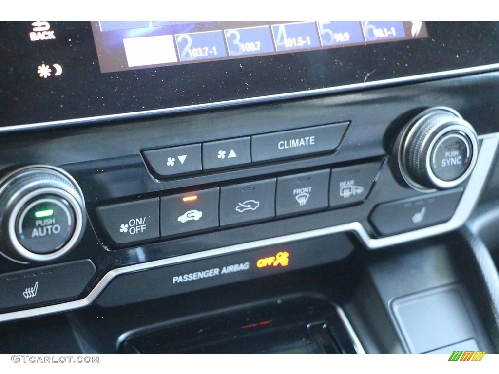 2018 CR-V Touring AWD - Obsidian Blue Pearl / Gray photo #24