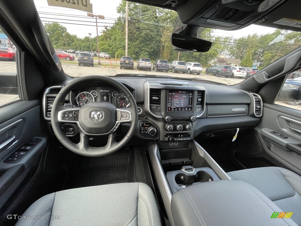 Diesel Gray/Black Interior 2021 Ram 1500 Big Horn Quad Cab 4x4 Photo #142910943