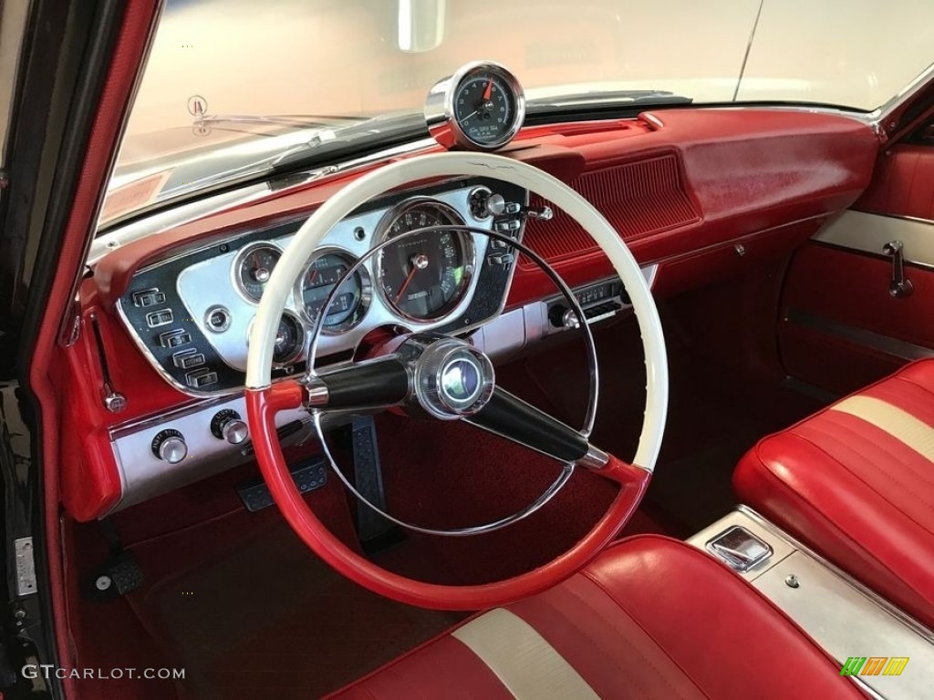 Red Interior 1963 Plymouth Sport Fury Convertible Photo #142911270
