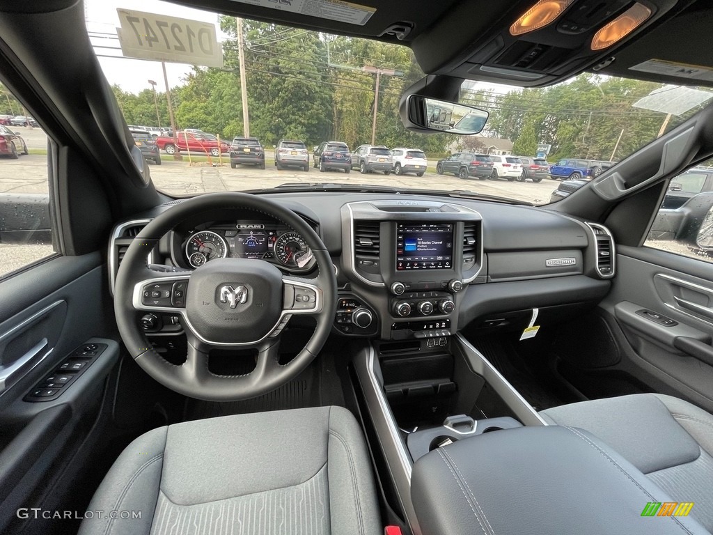 Diesel Gray/Black Interior 2021 Ram 1500 Big Horn Crew Cab 4x4 Photo #142912056