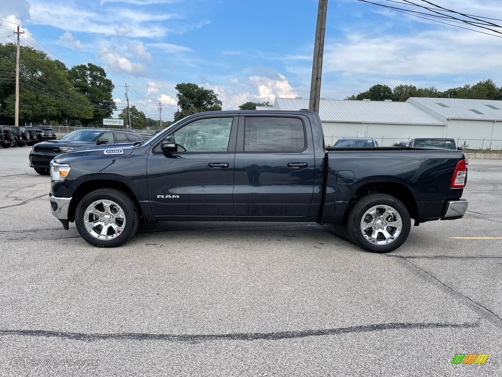 Maximum Steel Metallic 2021 Ram 1500 Big Horn Crew Cab 4x4 Exterior Photo #142912143