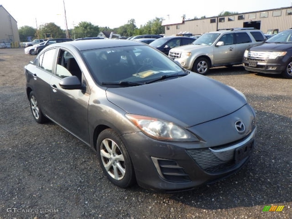2010 MAZDA3 i Touring 4 Door - Graphite Mica / Black photo #2