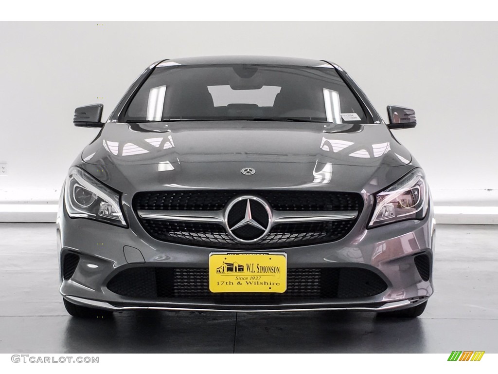 2018 CLA 250 Coupe - Mountain Grey Metallic / Black photo #2