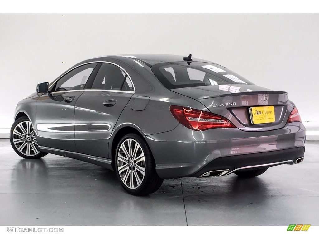 2018 CLA 250 Coupe - Mountain Grey Metallic / Black photo #10