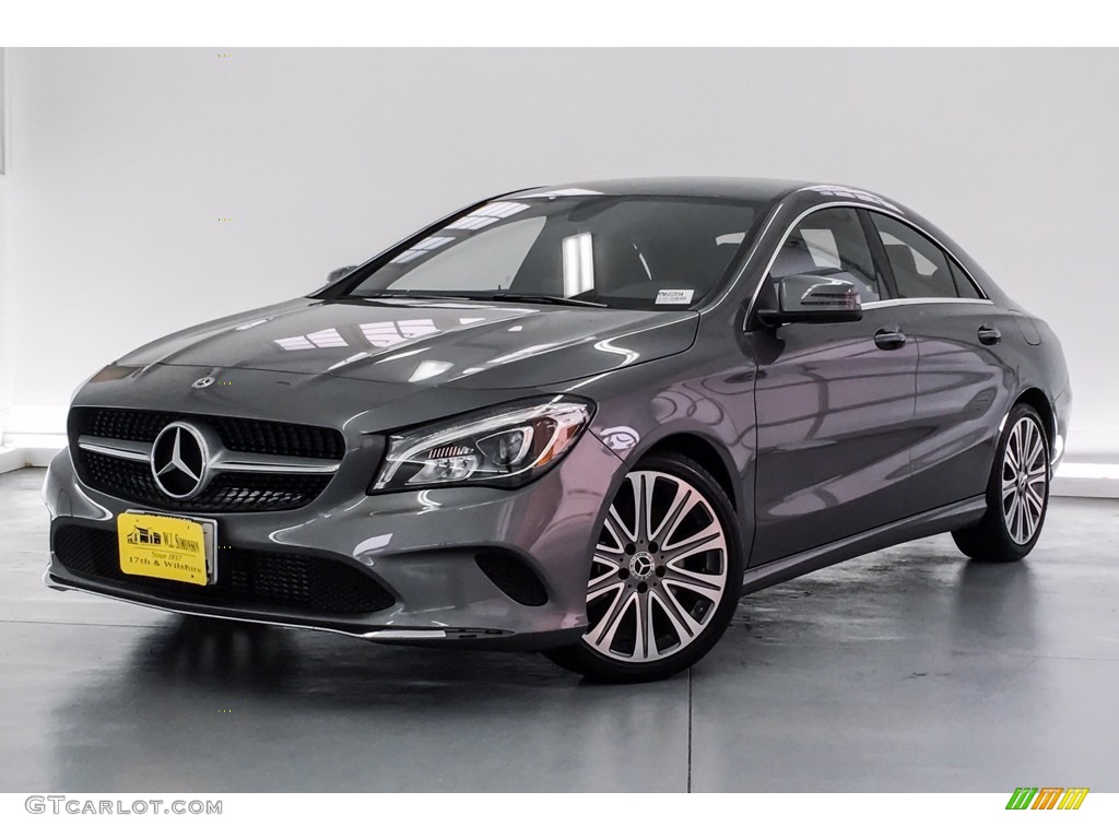 2018 CLA 250 Coupe - Mountain Grey Metallic / Black photo #12