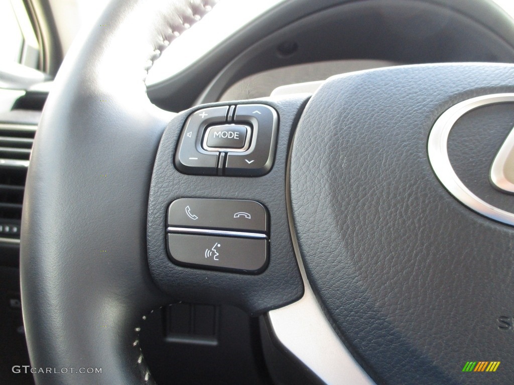 2019 Lexus NX 300 AWD Black Steering Wheel Photo #142914408