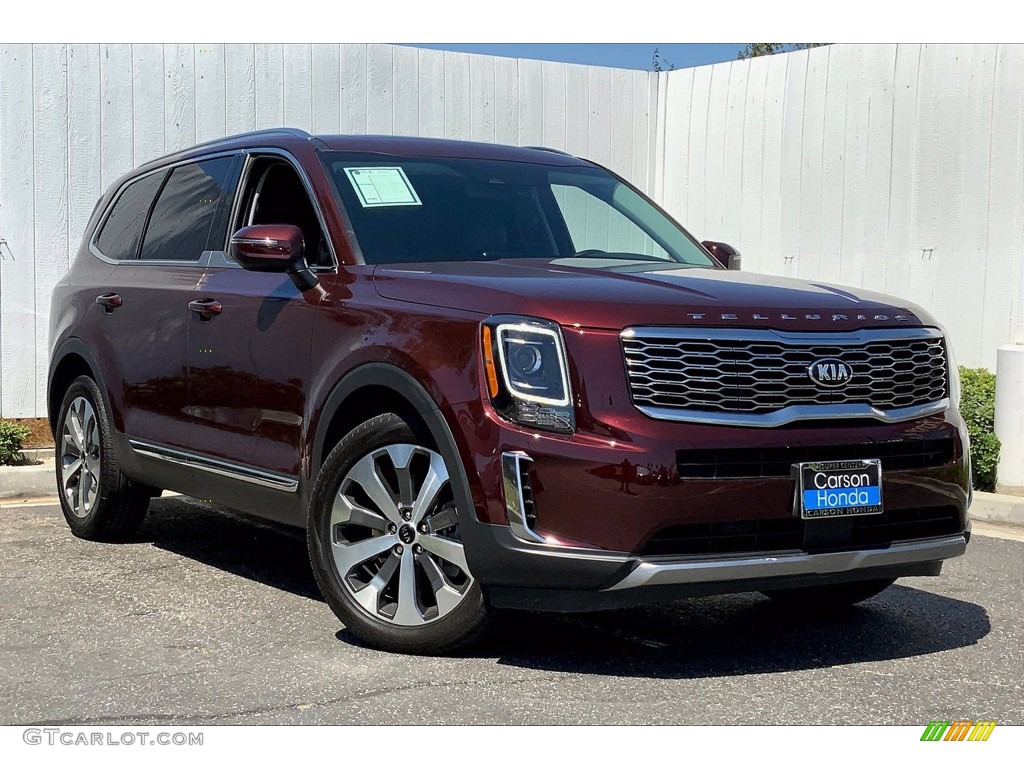 2020 Telluride EX - Sangria / Black photo #78