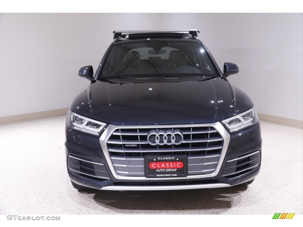 2018 Q5 2.0 TFSI Premium Plus quattro - Navarra Blue Metallic / Nougat Brown photo #2
