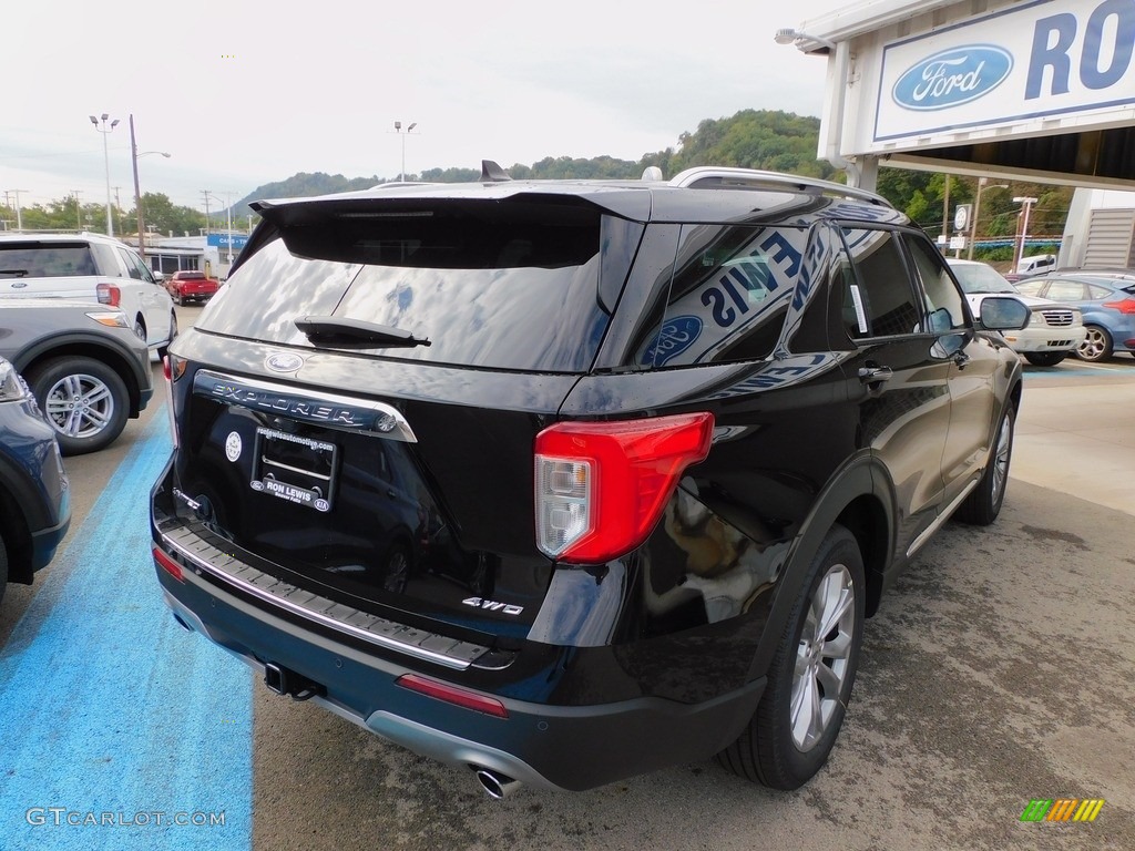 2021 Explorer Limited 4WD - Agate Black Metallic / Ebony photo #2