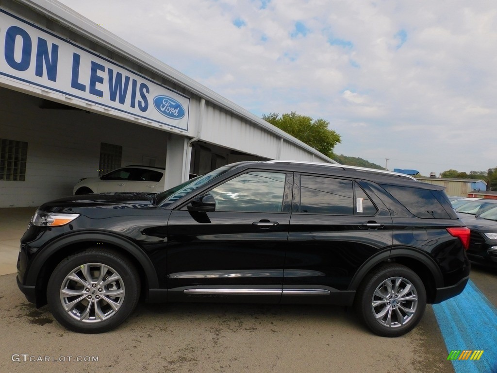 2021 Explorer Limited 4WD - Agate Black Metallic / Ebony photo #6