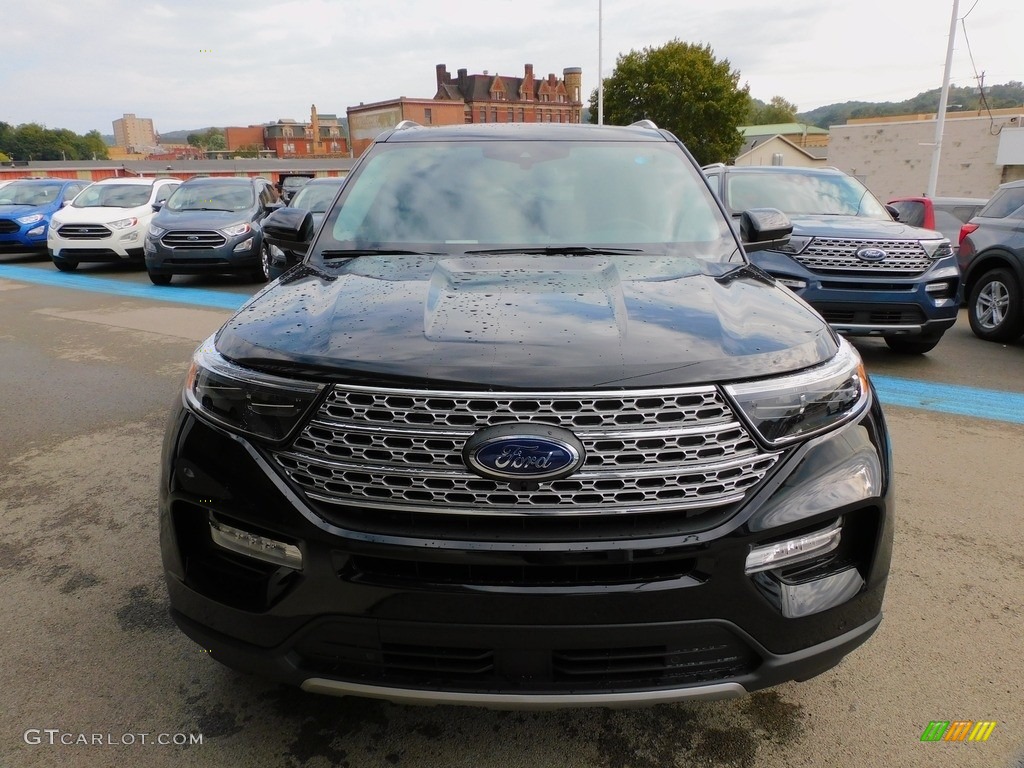 2021 Explorer Limited 4WD - Agate Black Metallic / Ebony photo #8