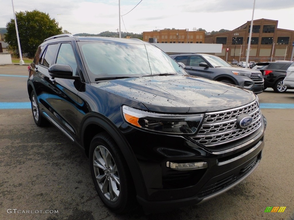 2021 Explorer Limited 4WD - Agate Black Metallic / Ebony photo #9