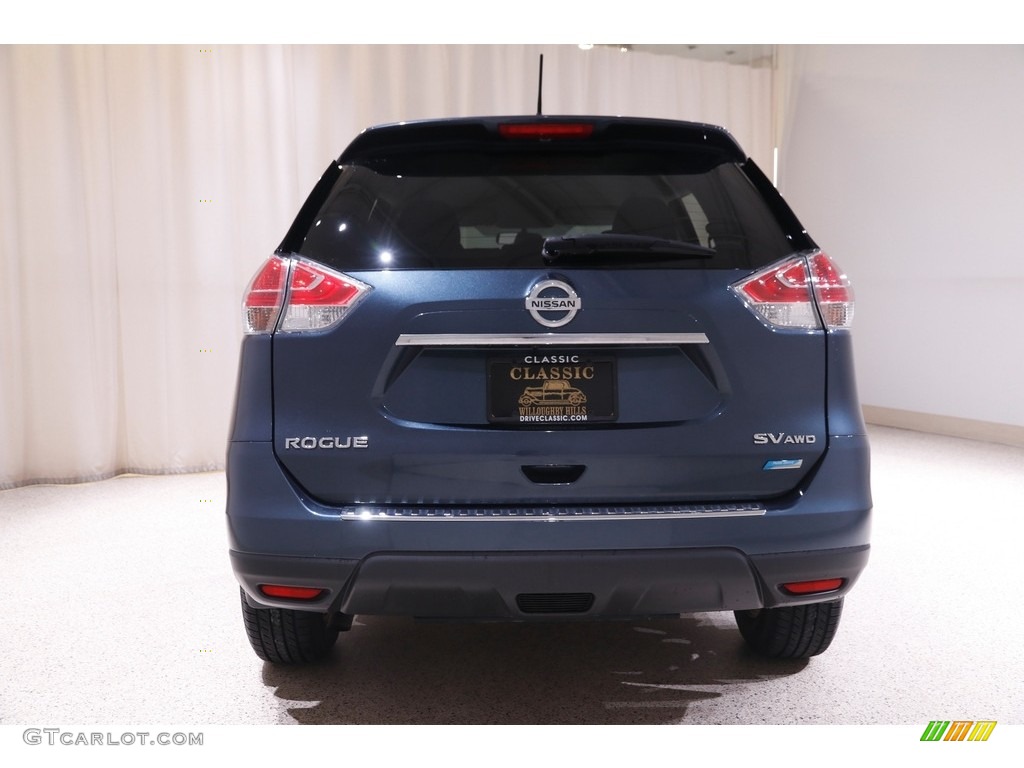 2014 Rogue S AWD - Graphite Blue / Charcoal photo #17