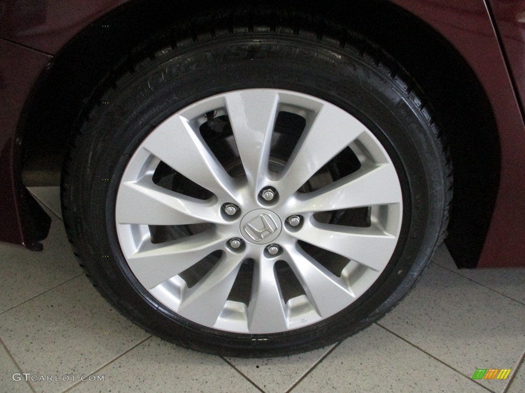 2014 Accord EX-L Sedan - Basque Red Pearl II / Ivory photo #6