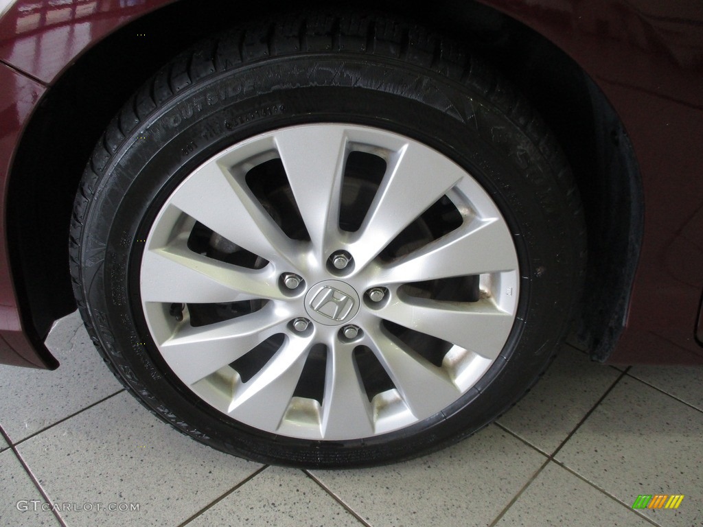 2014 Accord EX-L Sedan - Basque Red Pearl II / Ivory photo #12