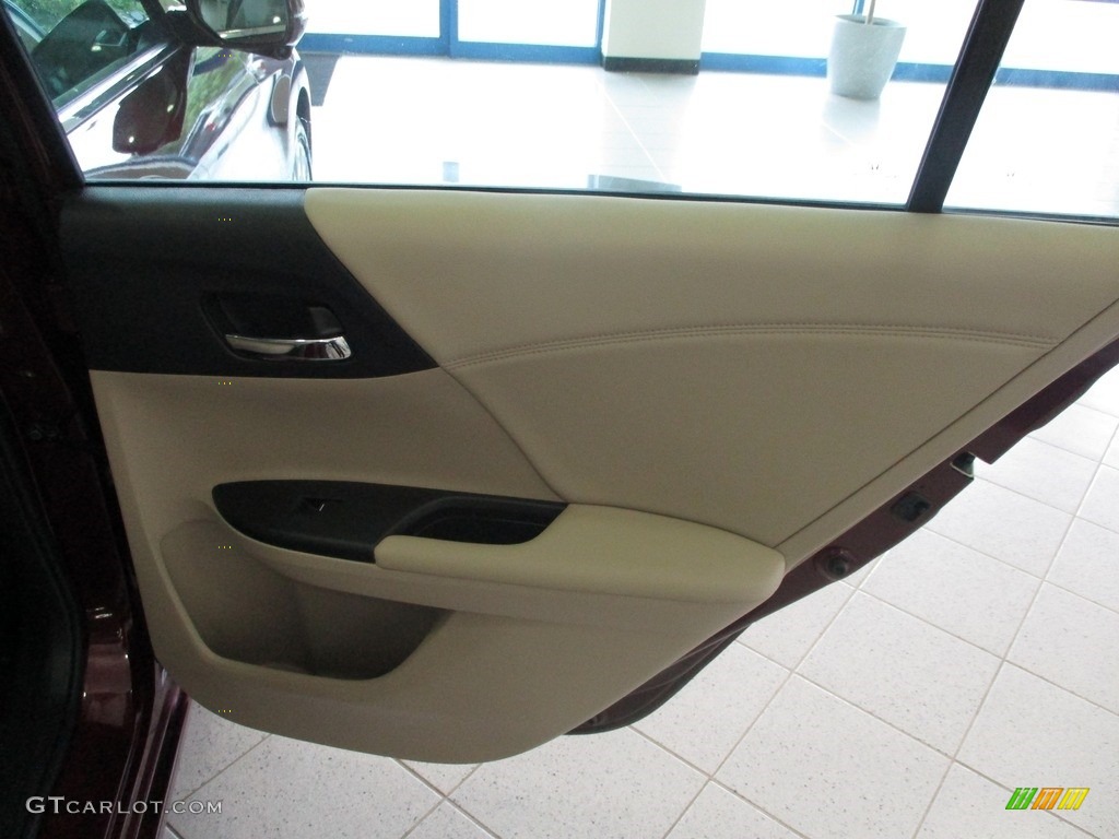 2014 Accord EX-L Sedan - Basque Red Pearl II / Ivory photo #18
