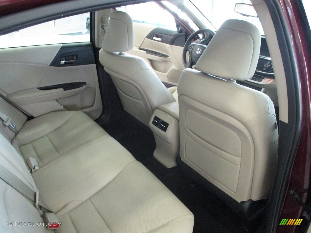 2014 Accord EX-L Sedan - Basque Red Pearl II / Ivory photo #19