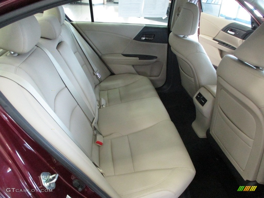 2014 Accord EX-L Sedan - Basque Red Pearl II / Ivory photo #20