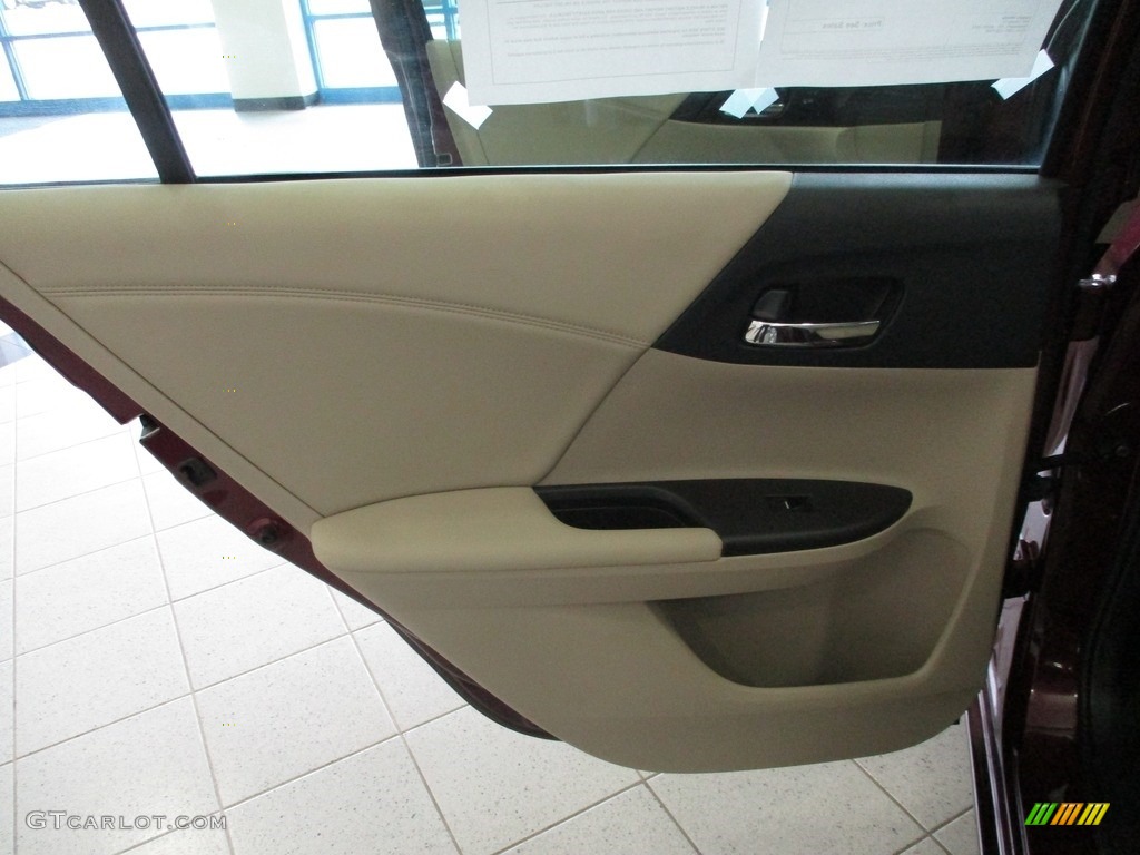 2014 Accord EX-L Sedan - Basque Red Pearl II / Ivory photo #23
