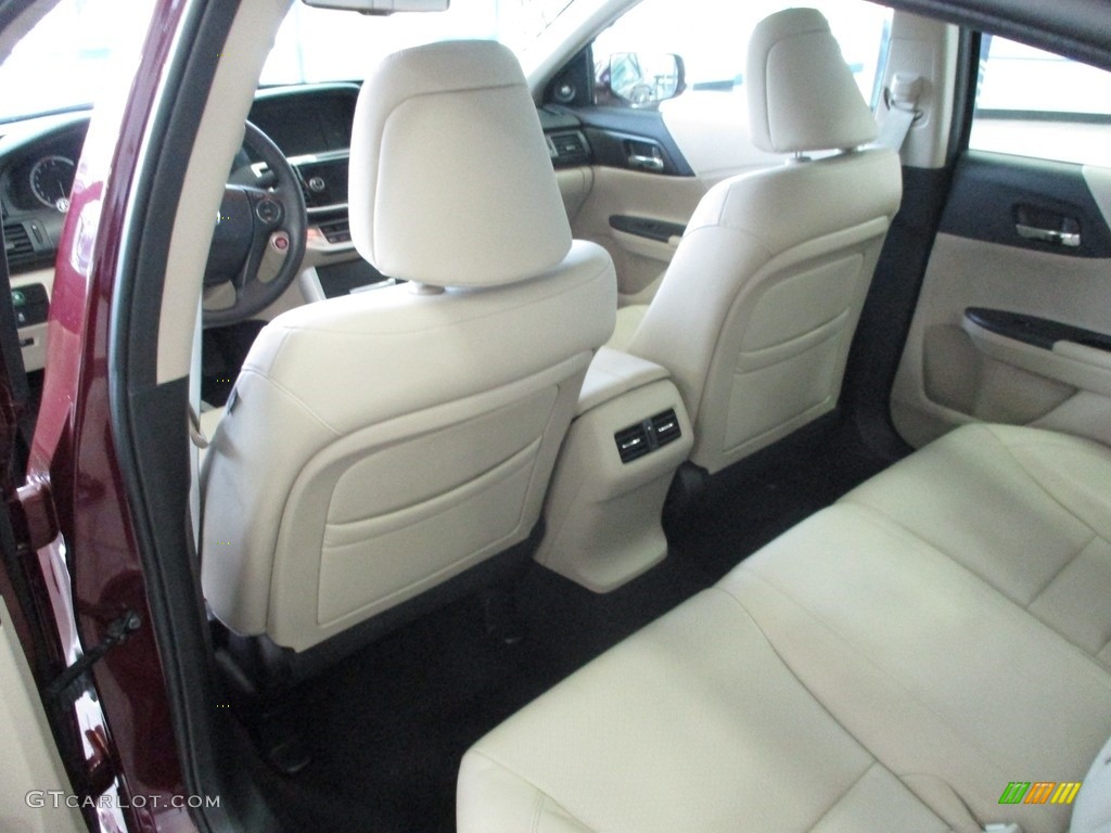 2014 Accord EX-L Sedan - Basque Red Pearl II / Ivory photo #24