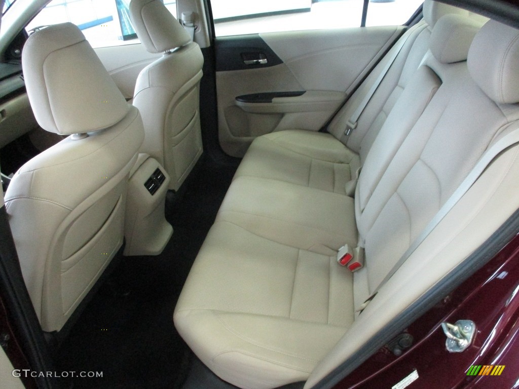 2014 Accord EX-L Sedan - Basque Red Pearl II / Ivory photo #25