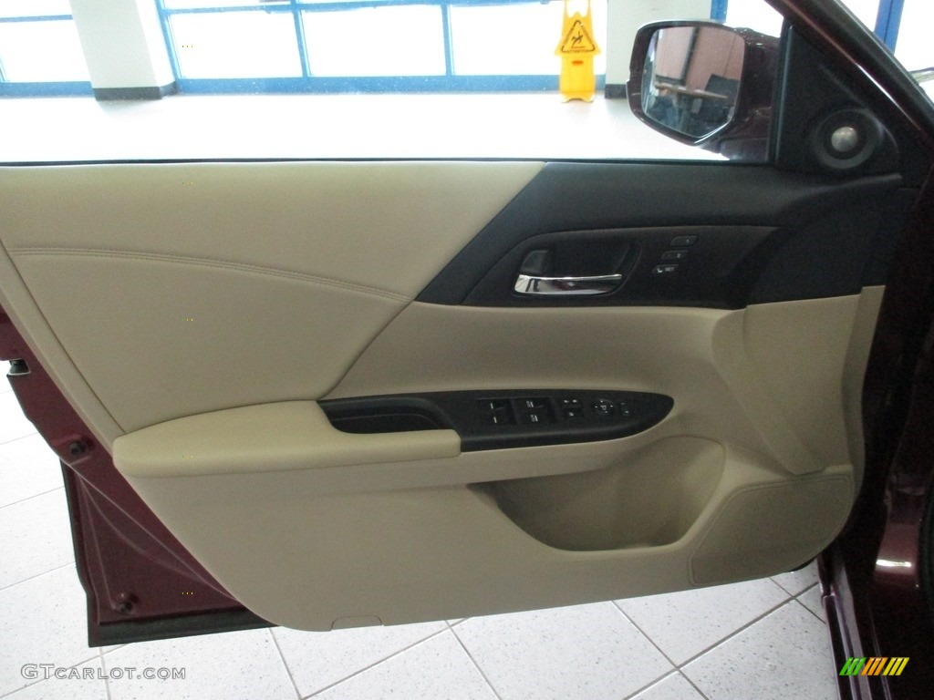 2014 Accord EX-L Sedan - Basque Red Pearl II / Ivory photo #26