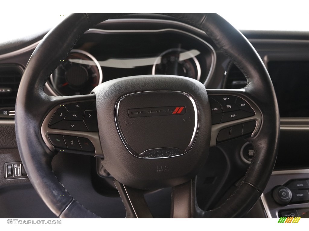 2019 Dodge Challenger SXT AWD Black Steering Wheel Photo #142917247