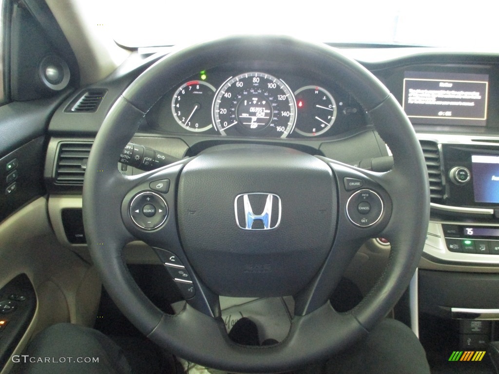 2014 Accord EX-L Sedan - Basque Red Pearl II / Ivory photo #30