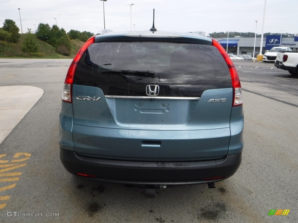 2014 CR-V EX-L AWD - Mountain Air Metallic / Beige photo #9