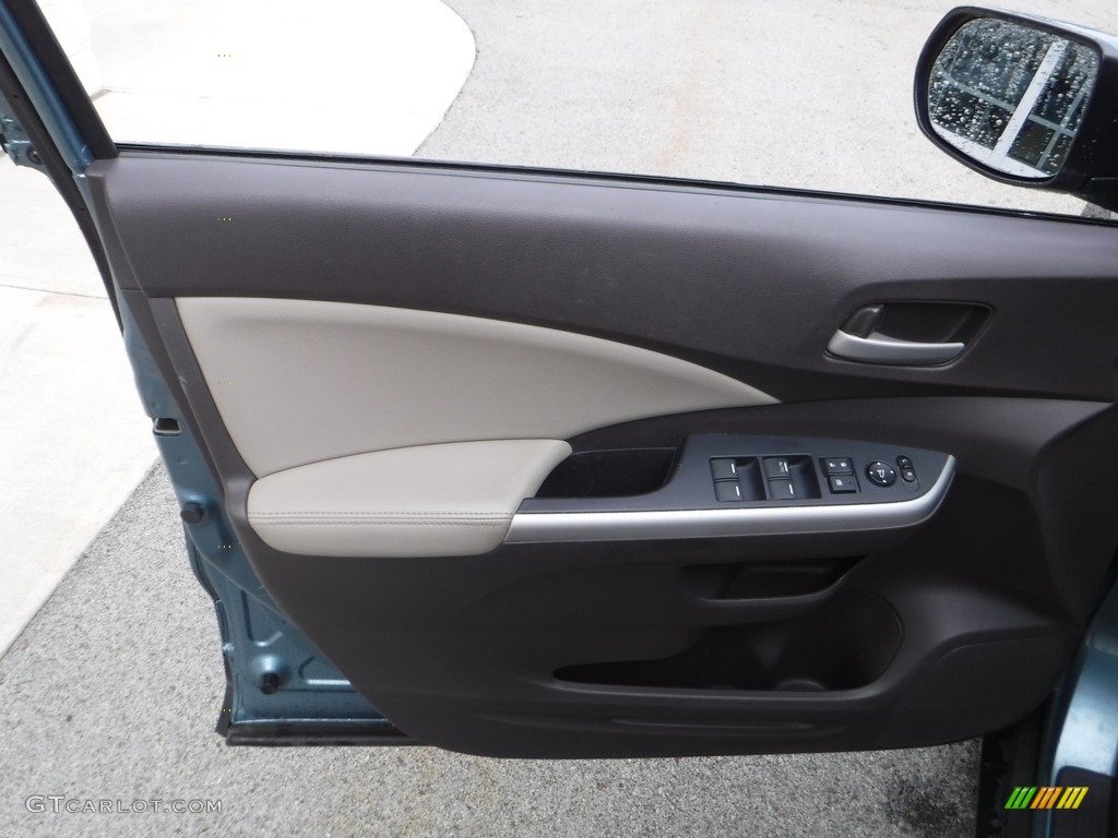 2014 CR-V EX-L AWD - Mountain Air Metallic / Beige photo #15