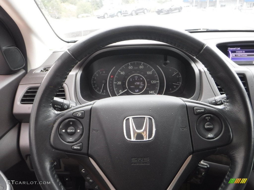 2014 CR-V EX-L AWD - Mountain Air Metallic / Beige photo #25