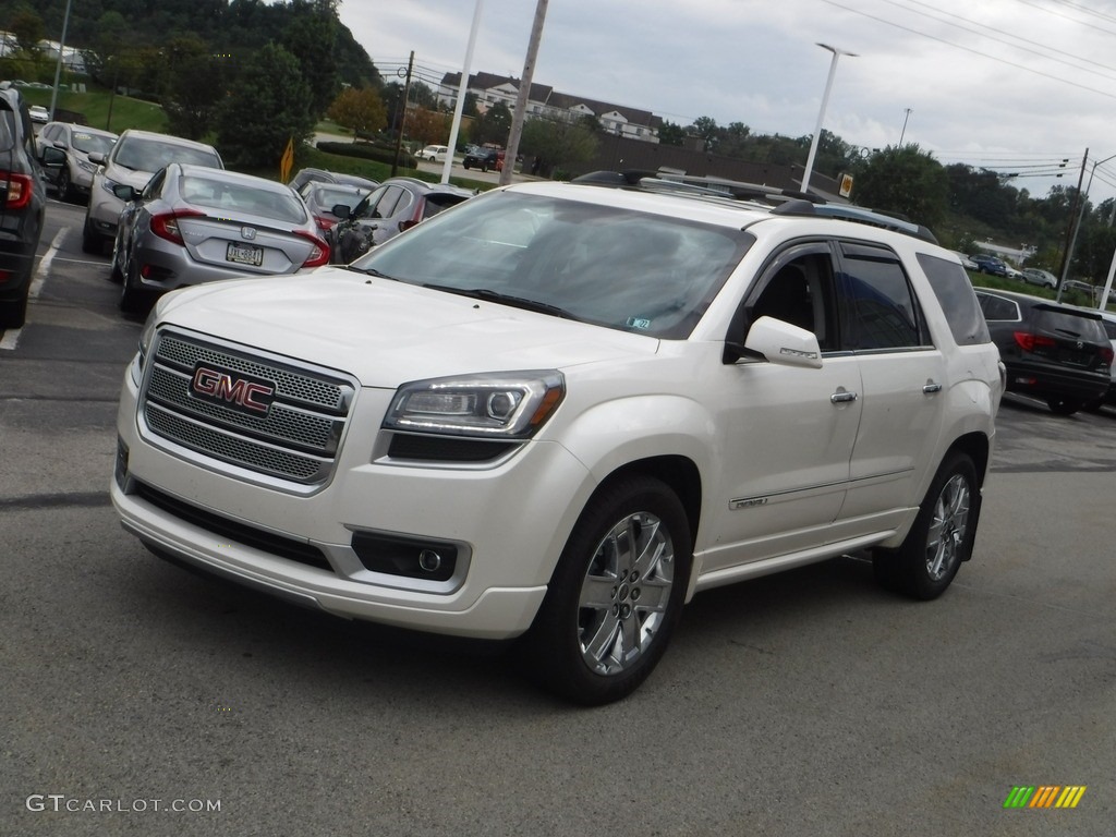 2013 Acadia Denali AWD - White Diamond Tricoat / Ebony photo #6