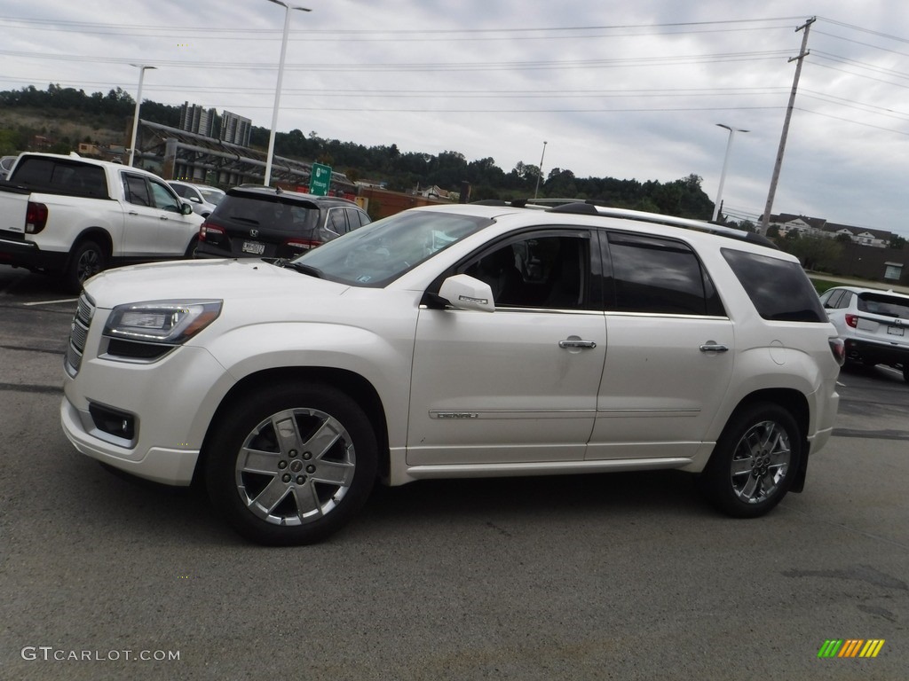 2013 Acadia Denali AWD - White Diamond Tricoat / Ebony photo #7
