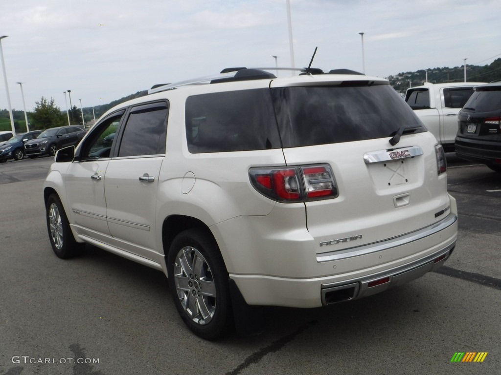 2013 Acadia Denali AWD - White Diamond Tricoat / Ebony photo #9