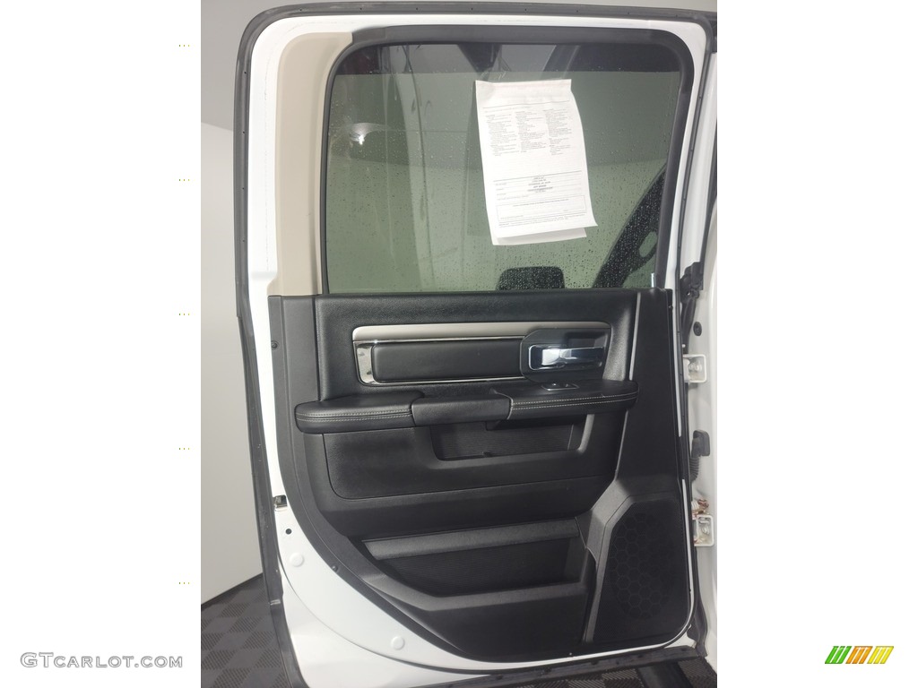 2018 3500 Laramie Mega Cab 4x4 - Bright White / Black photo #24