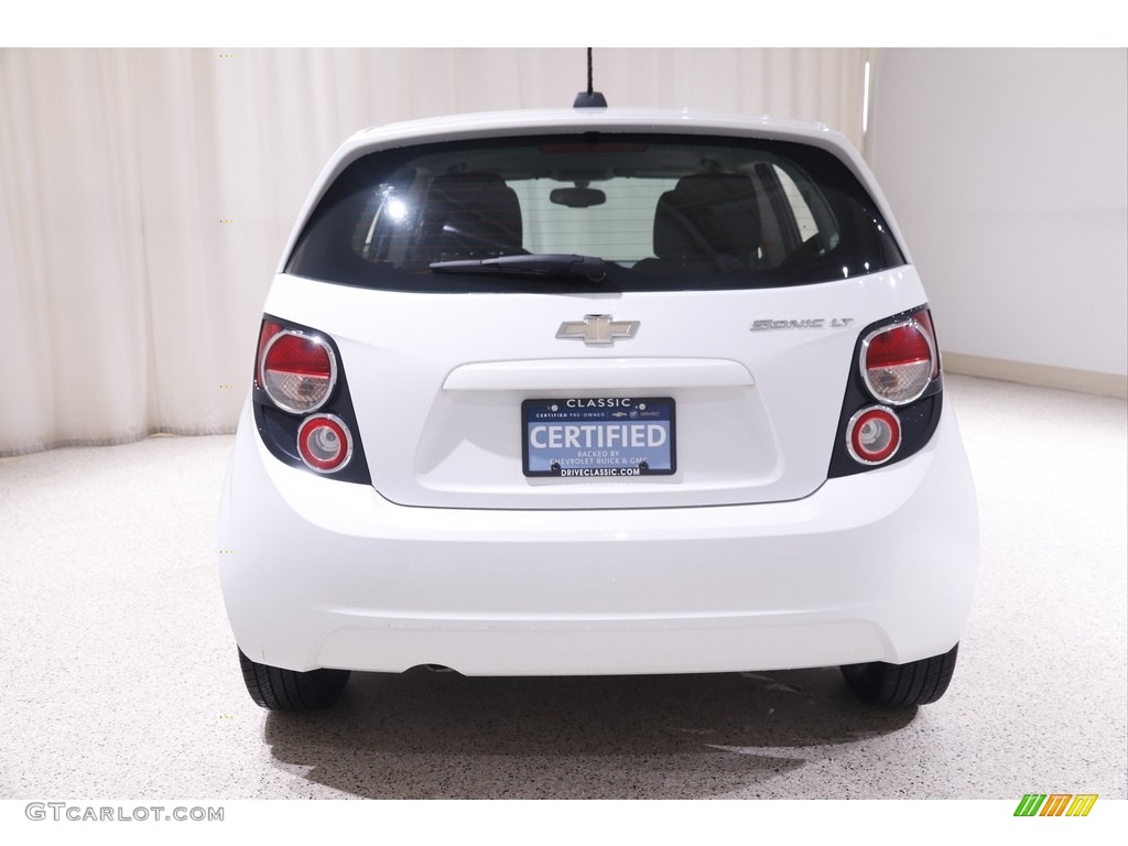 2016 Sonic LT Hatchback - Summit White / Jet Black/Dark Titanium photo #16